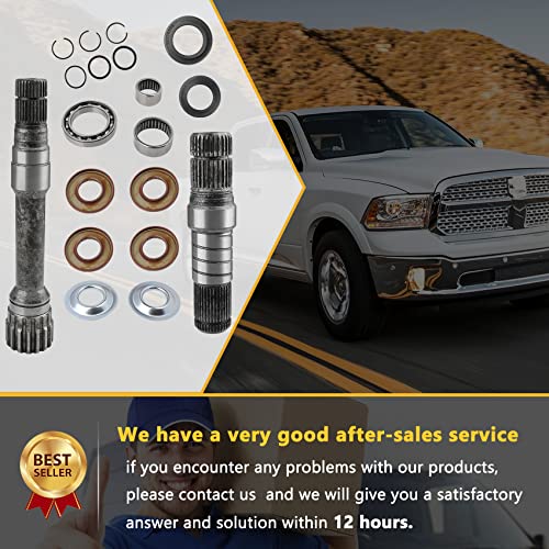 Front Right Differential Axle Intermediate Shaft Inner Shaft Kit, Compatible with 2012-2021 Dodge Ram 1500,Replaces 68257420AF 68257421AF 68257422AF 722N695BKA,19 Pieces - Thumbnail 7