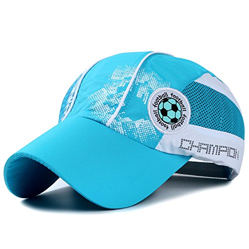 Home Prefer Kids Toddlers Lightweight Quick Dry Sun Hat Upf50+ Mesh Baseball Hat (Aqua Blue) #TOP4