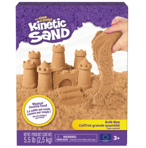 Kinetic Sand 2,5 kg Naturbraun, kinetischer Sand, ab 3 Jahren – Ansicht 1