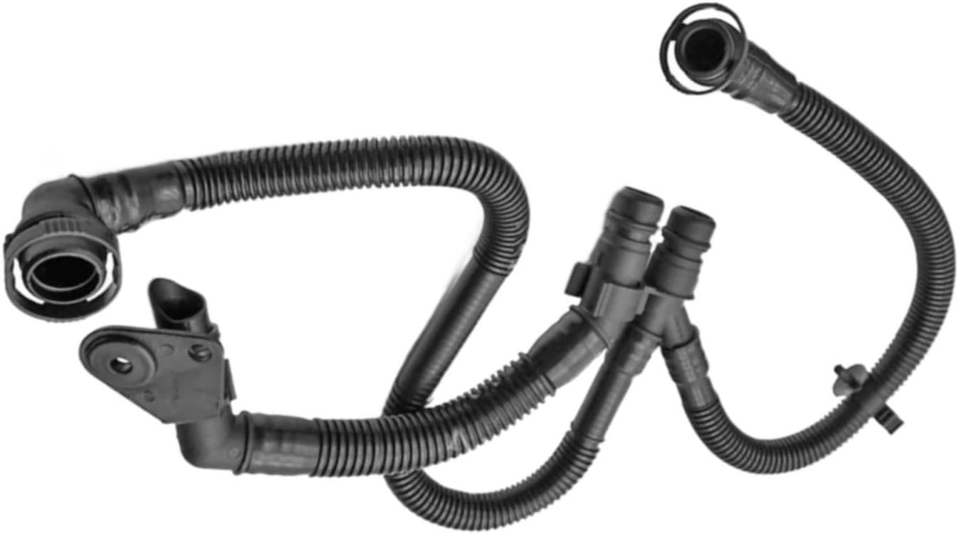 Compatible with A8L D3 4E2 4E8 2.8 FSI 2007 2008 2009 2010 Car Cylinder Head Cover Crankcase Breather Vent PCV Hose 06E103217T