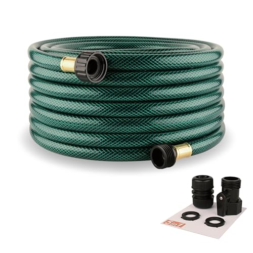 Orgrimmar 50FT 1/2 Inch Style PVC Garden Hose with GHT Fittings