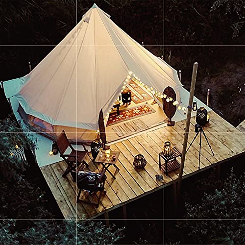 Baumwollzelt KingCamp Khan 400 Tipi Zelt für 6 Personen