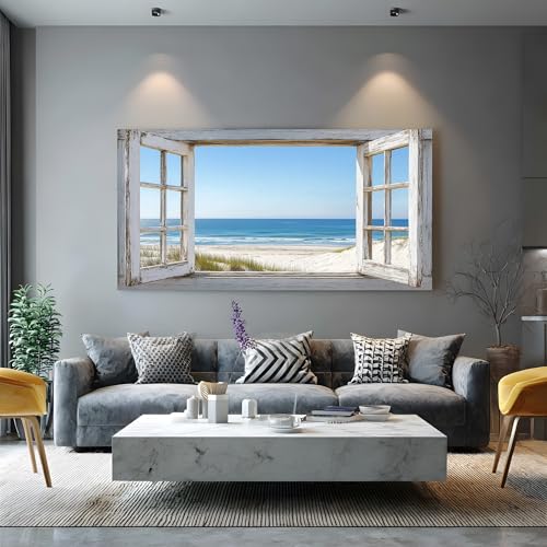 Vacances plage et ocean tableau mural rustique pour raviver vos doux souvenirs