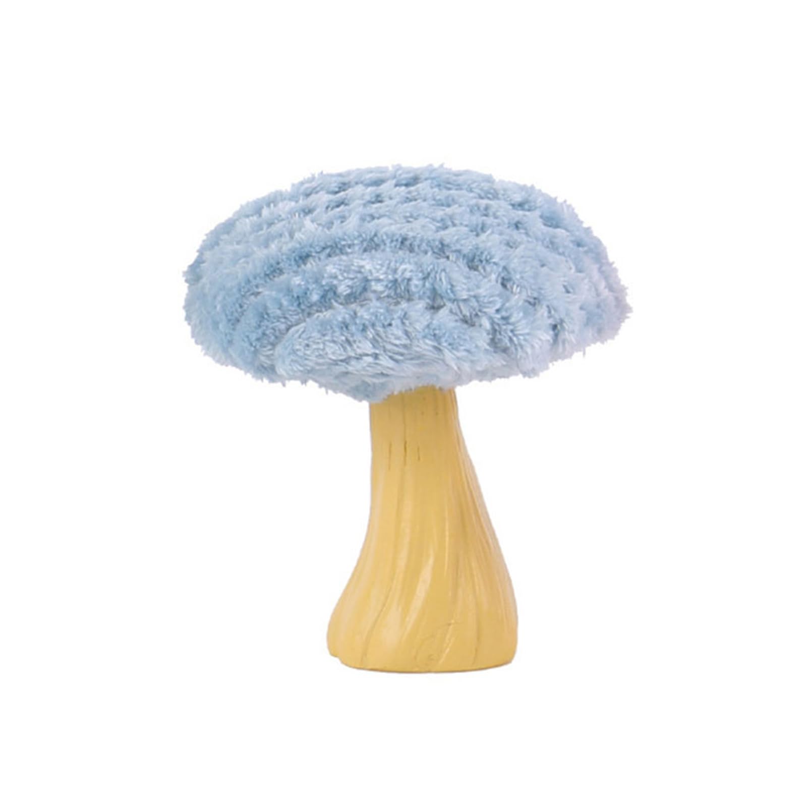 Buxuaaaa Blue Mushroom Statue Plush Mushroom Dolls Halloween Ornament For Farmhouse Festival Dolls Halloween Decorations For Home Gift Ornaments For Desk Tree Ornaments