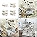 Adrosstoller Portable Adjustable Shelving Systems for Bathroom Office Kitchen Multiple Layer Space Optimization Easy Assembly Shelf No Tools