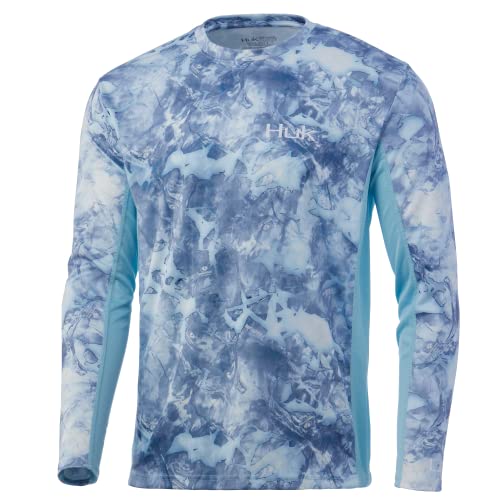 Image of HUK Men's Icon X Long Sleeve Shirt, Performance Fishing Shirt