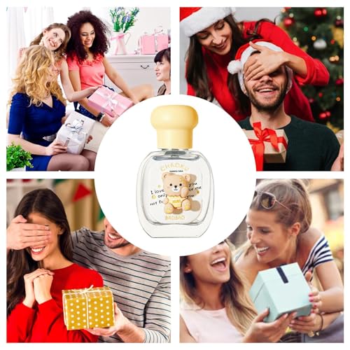 Fruity Perfumes for Women - 25ml Bear Shape Transparent Floral Perfume with Fruity Floral Scent | Long Lasting Fragrance Oil for Women, Ideal for Day Wear and Special Occasions Fukamou - Image 3