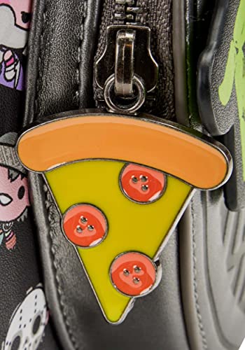 Loungefly Teenage Mutant Ninja Turtles Sewer Cap AOP Womens Double Strap Shoulder Bag Purse4