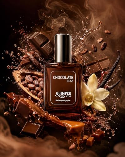 Image of Quimper Chocolate Musk 30ml Unisex Eau De Perfume - Sweet Chocolate & Warm Musk Fragrance, Long Lasting Perfume Spray for Men & Women, Daily Wear Use Premium Scent Pack of 2