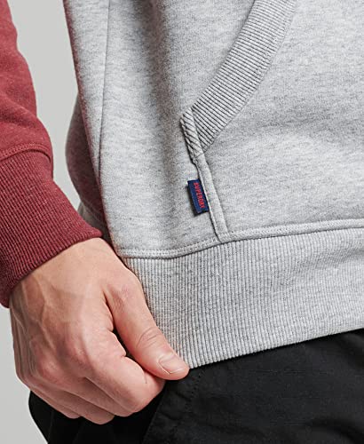 Sweat à Capuche Superdry Contre le Froid Style Baseball