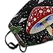 SESLFLKPJK Adults Men Women Reusable Face Scarf Mask Fashion Scarf Dust Proof Windproof Mouth Cover, Trippy Mushroom Face Protection for Sports Travel Hiking
