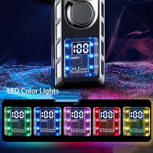 Encendedor portátil de metal con llama dual miniatura 4