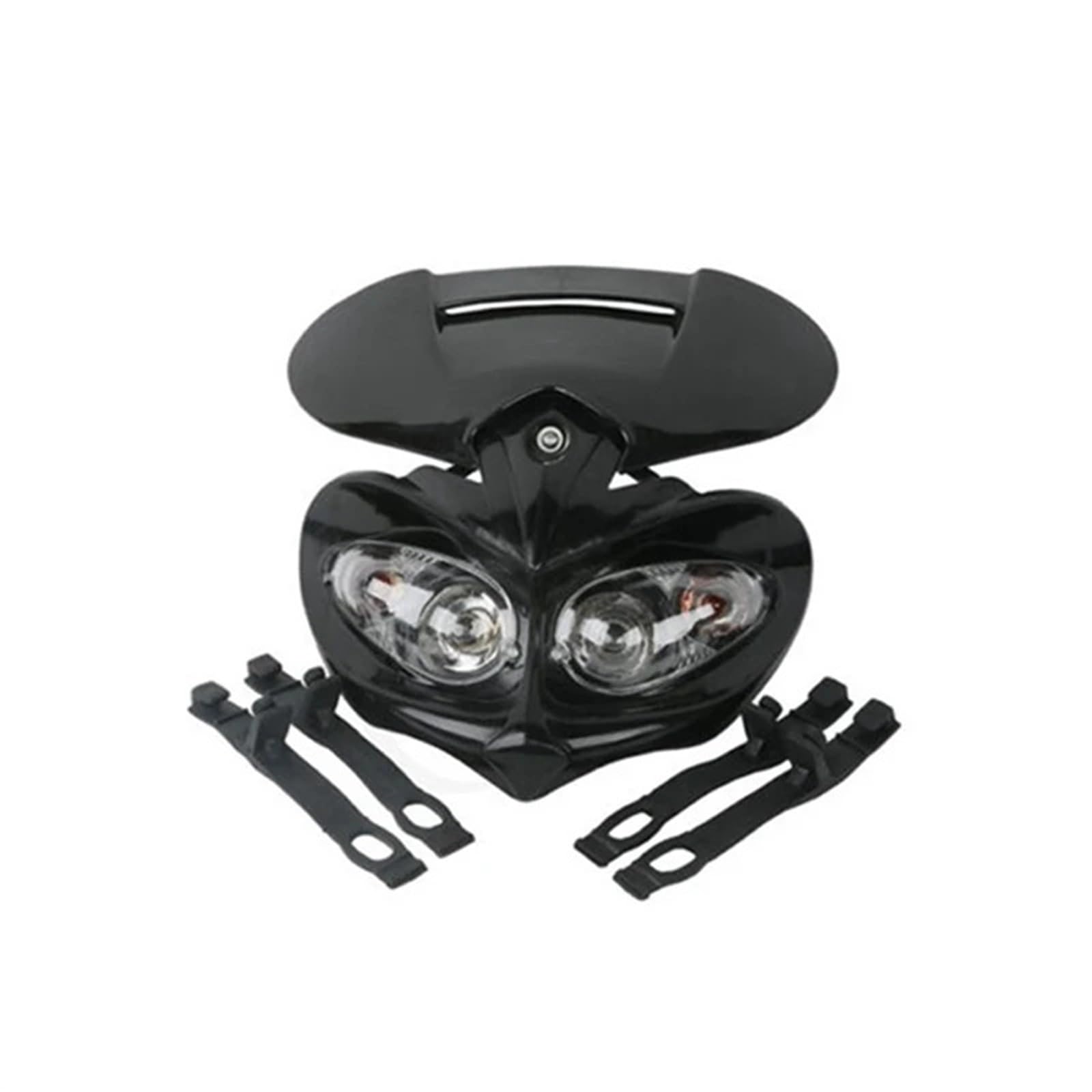 Phare de moto à double faisceau Hi Lo, lampe de carénage