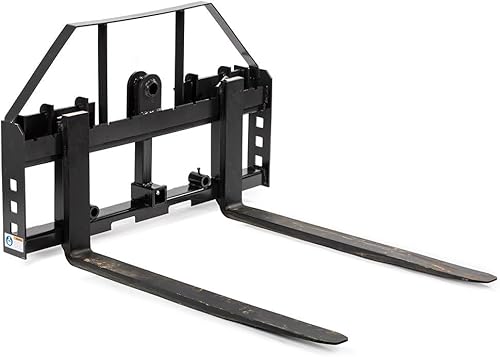 Titan Attachments Bastidor de horquilla para palets serie estándar, cuchillas de horquilla de palet de 36", conexión de enganche rápido para