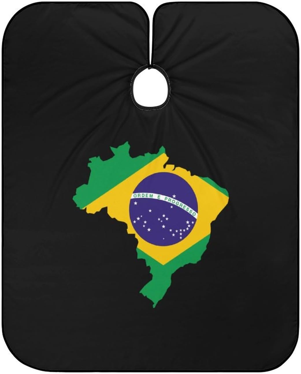 Brazil Flag Map Barber Cape Professional Hair Cutting Apron Hairdresser Cape for Men Women
