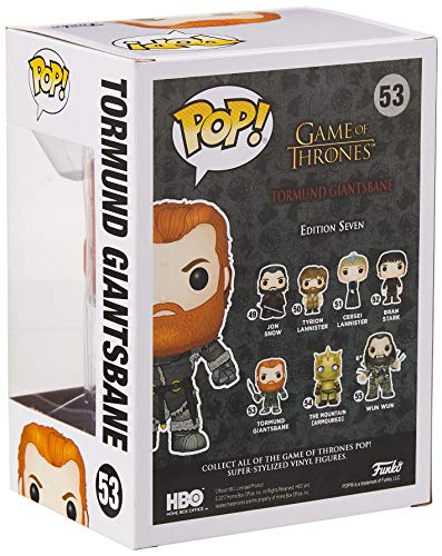 Pop Game Of Thrones Tormund Vinyl Figure #TOP3