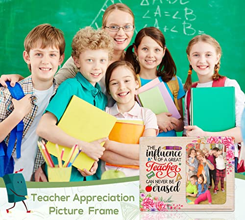 Facraft Teacher Appreciation Gifts For Women Wood Teacher Picture Frames Teacher Appreciation Photo Frame Gifts End Of The Year Teacher Retirement Gifts Back To School Graduation Gift For Teachers #TOP5