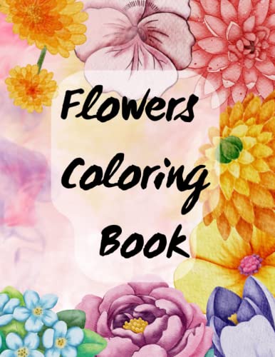 Flower Coloring Book