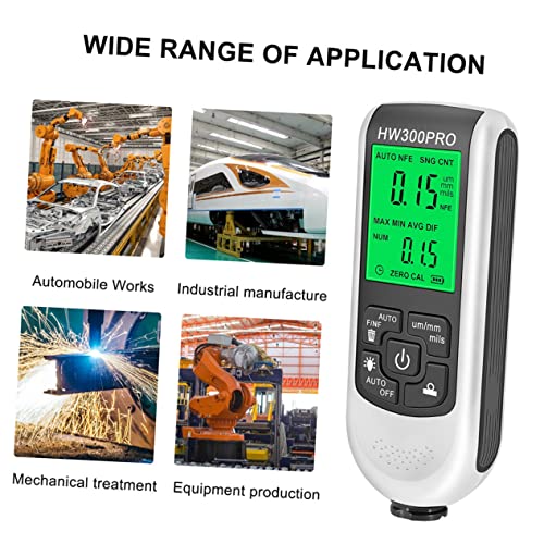 Medidor digital de espesor para pintura automotriz Healifty miniatura 5