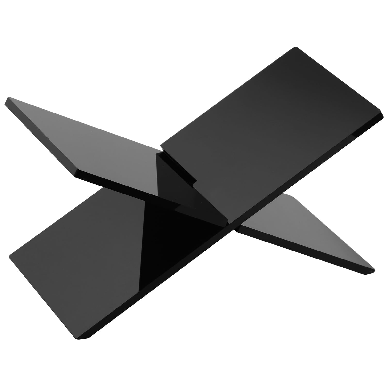 Acrylic Book Stands for Display - Cookbook Stand for Kitchen Counter, Bible Stands for Display at Home, Acrylic Book Holders for Reading Hands Free (