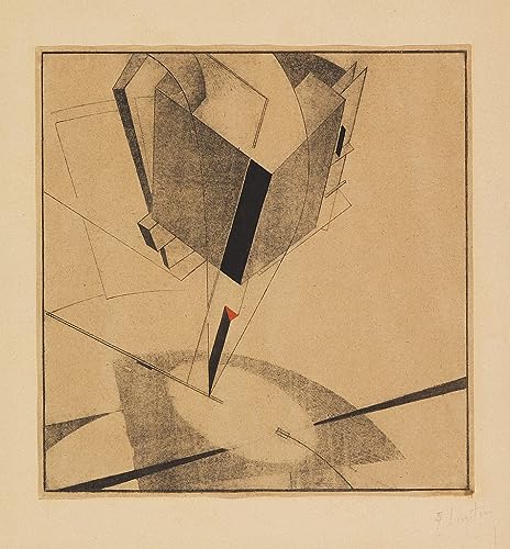 Poster El Lissitzky Prun a décoration murale salon design épuré