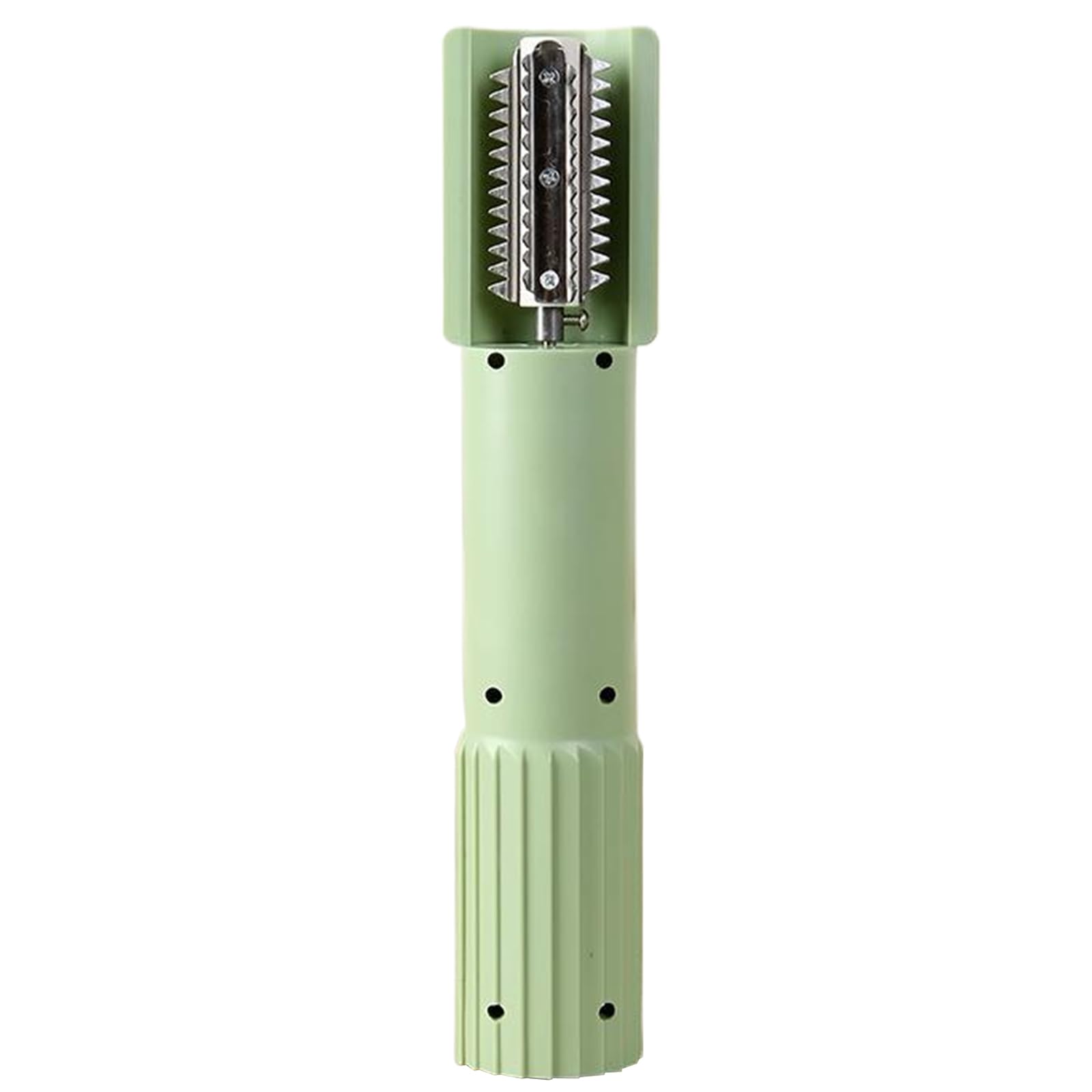 Grattugia elettrica per cocco, portatile, anti-schizzi, rotante, in acciaio inox, senza fili e trituratore automatico per la cucina di casa (verde)