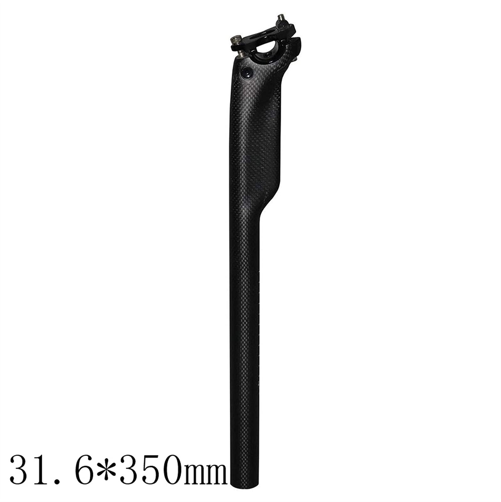 Fahrrad-Sattelstütze, gefederte Sattelstütze, Fahrrad-Sattelstütze, Carbon- Sattelstütze 27,2, Rennrad-Sattelstützen, brechender Wind, Sattelstütze 27,2/30,8/31,6, 3K matt ( Color : Matte 31.6x350mm ) Sport & Freizeit