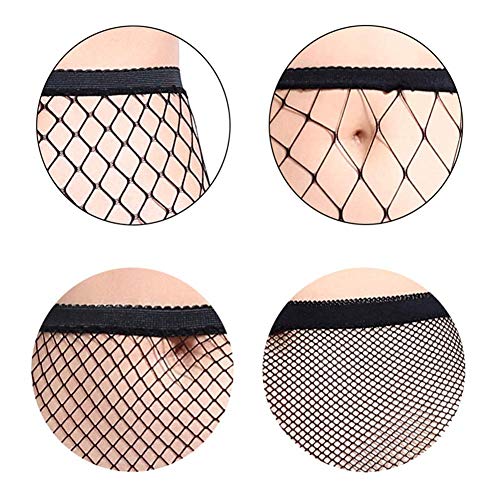 Image of Fishnet Stockings Lace Patterned Tights High Waist Pantyhose Fishnets for Women