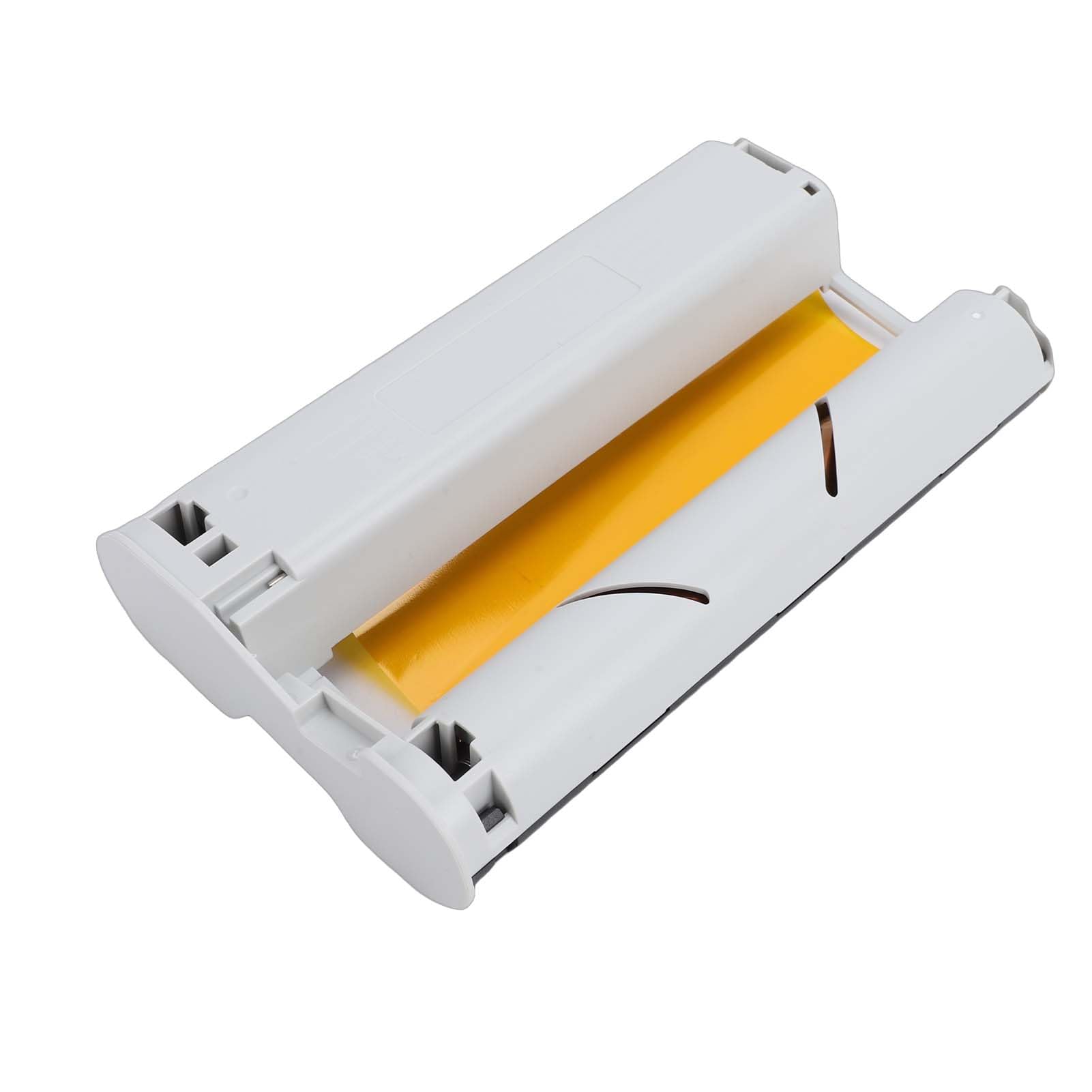 Confezione da 2 Materiali di Consumo per Stampante Fotografica, 80 Fogli di Carta Fotografica Lucida 4x6, 2 Nastri di Consumo con Asciugatura Rapida Anti-sbavature, Nastri Al Carbonio per 1