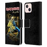 Head Case Designs Officially Licensed Iron Maiden Piece of Mind Album Covers Leather Wallet Case Compatible with Apple iPhone 13