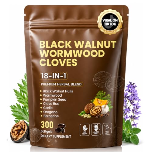 MIDDKUOO Wormwood Black Walnut Herbal Cleanse