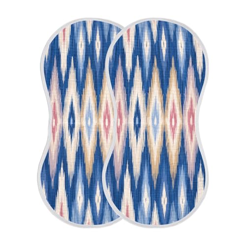 Kigai Ethnic Print Baby Burp Cloths Extra Soft and Absorbent Burping Rags Cotton Burping Clothes Baby Washcloths for Newborn Boys Girls - 1 Pack2