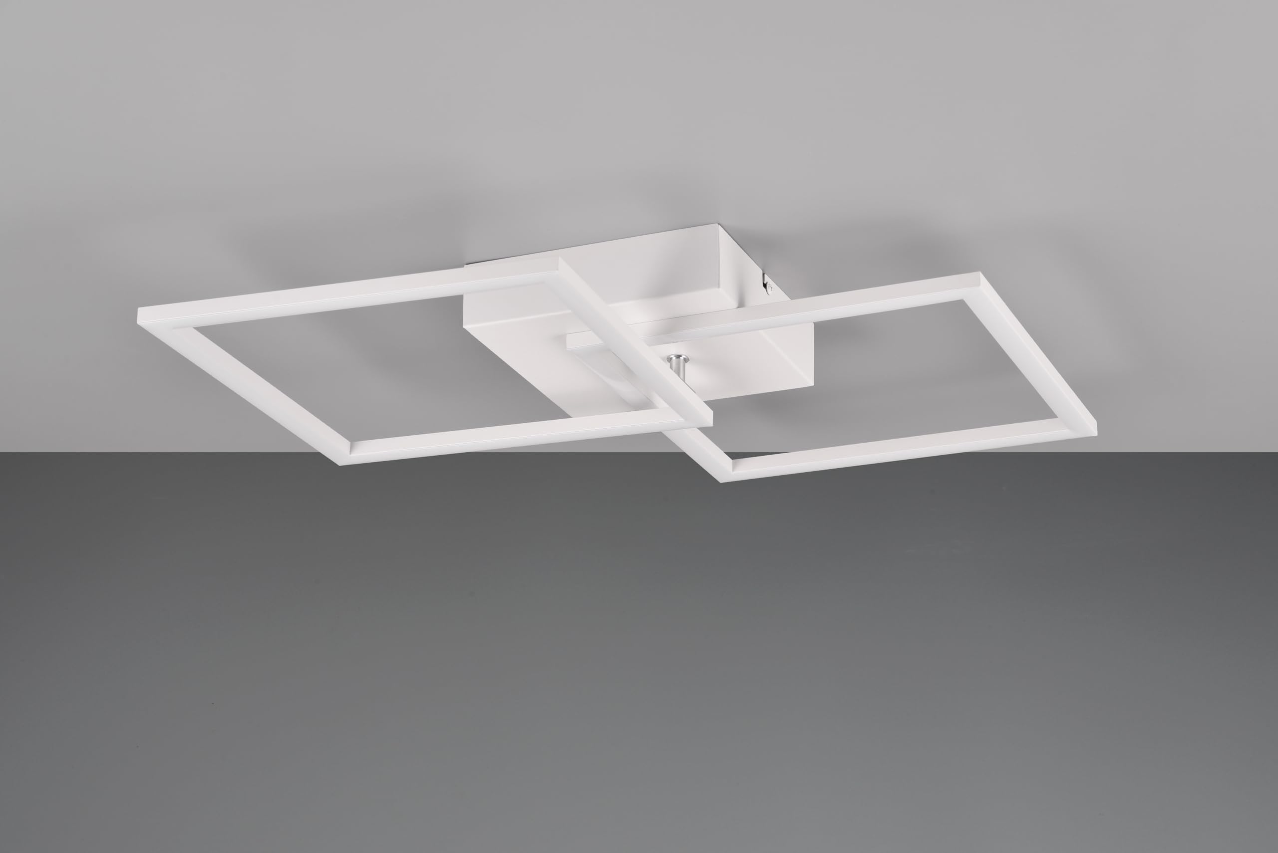 Reality LED Plafonnier Trail R64492131, Métal Blanc mat, avec LED 20 Watt