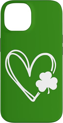 Miniatura 4 de Funda para iPhone 1212 Pro para niños y niñas, diseño de corazón, día de San Patricio, trébol, irlandés para bebés