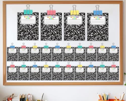 Carnet de notes mural Fuutreo, 24 tableaux d'affichage inspirants pour stimuler les élèves