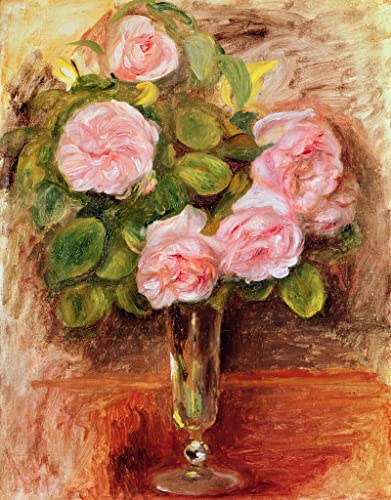Affiche impression toile Renoir Roses pour sublimer l'ambiance de votre salon