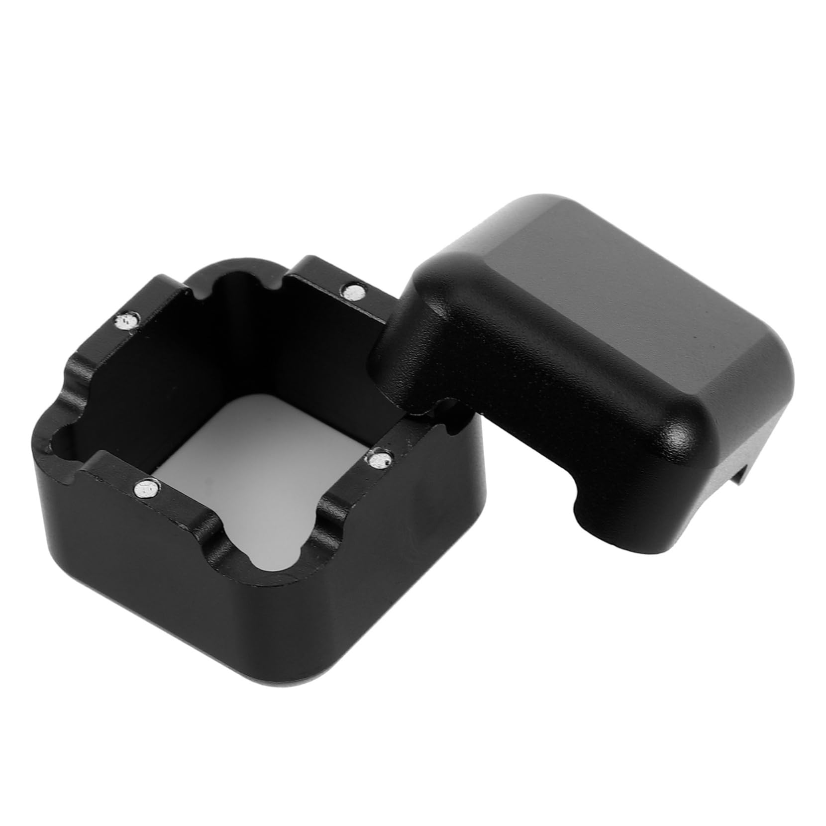 Pool Cue Chalk Holder Aluminum Billiard Chalk Box Sleek Design for Stylish Functional Storage