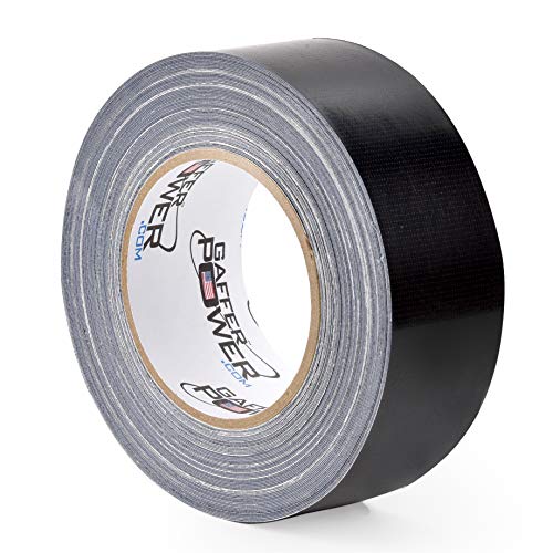 Duct Tape | USA Made Quality | Waterproof | Heavy Duty Powersteel | Black | 2 in X 25 Yds | by Gaffer Power