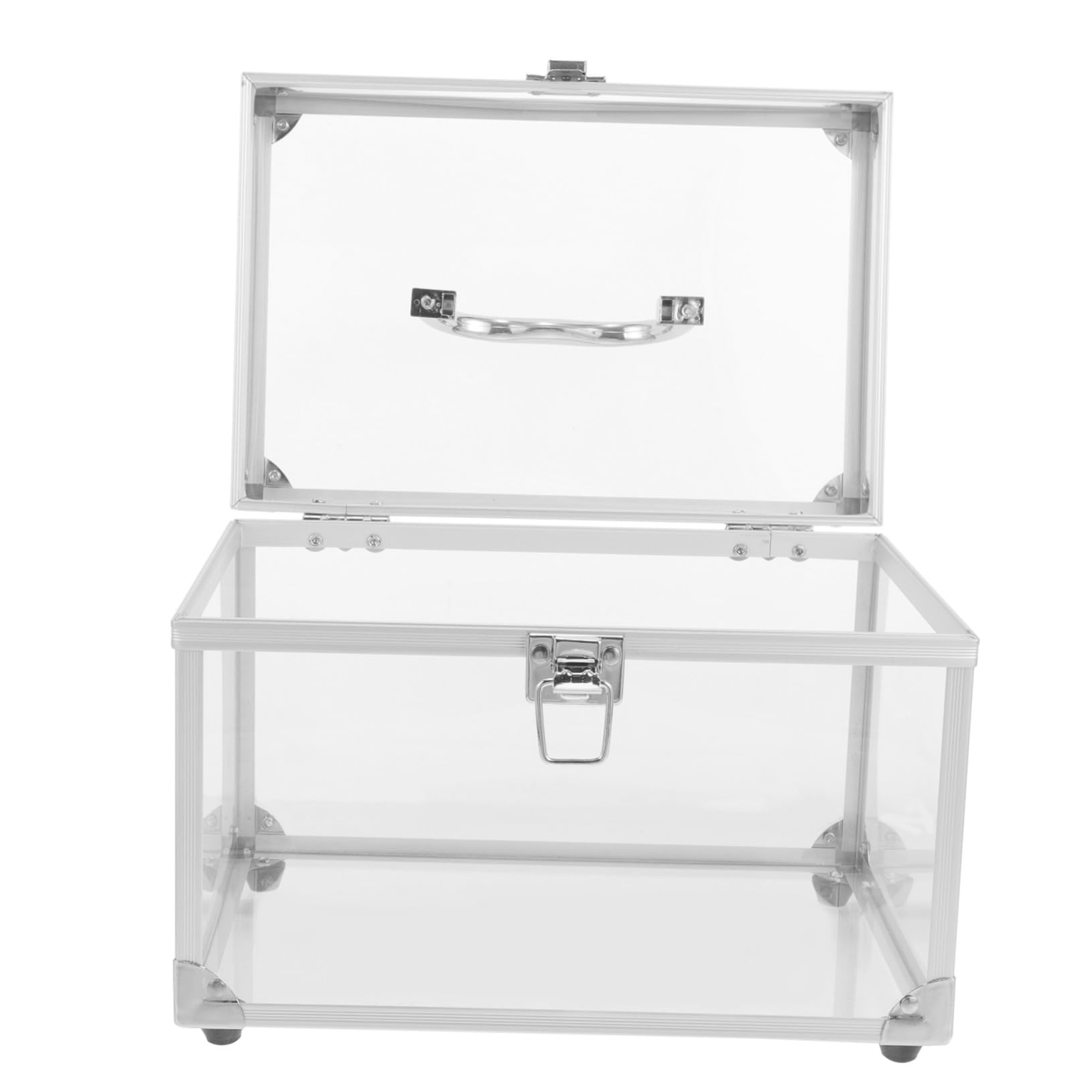 iplusmile Organizer per CD e Dvd in Acrilico Trasparente con Maniglia Custodia Resistente per Album e Porta Dischi Capacità Salvaspazio per e Viaggio