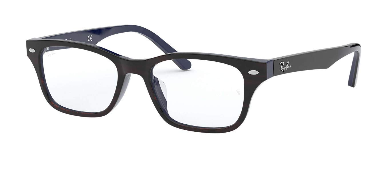 Ray-Ban Eyeglasses RX 5345 D 5076 Dark Blue On Brown/Demo Lens