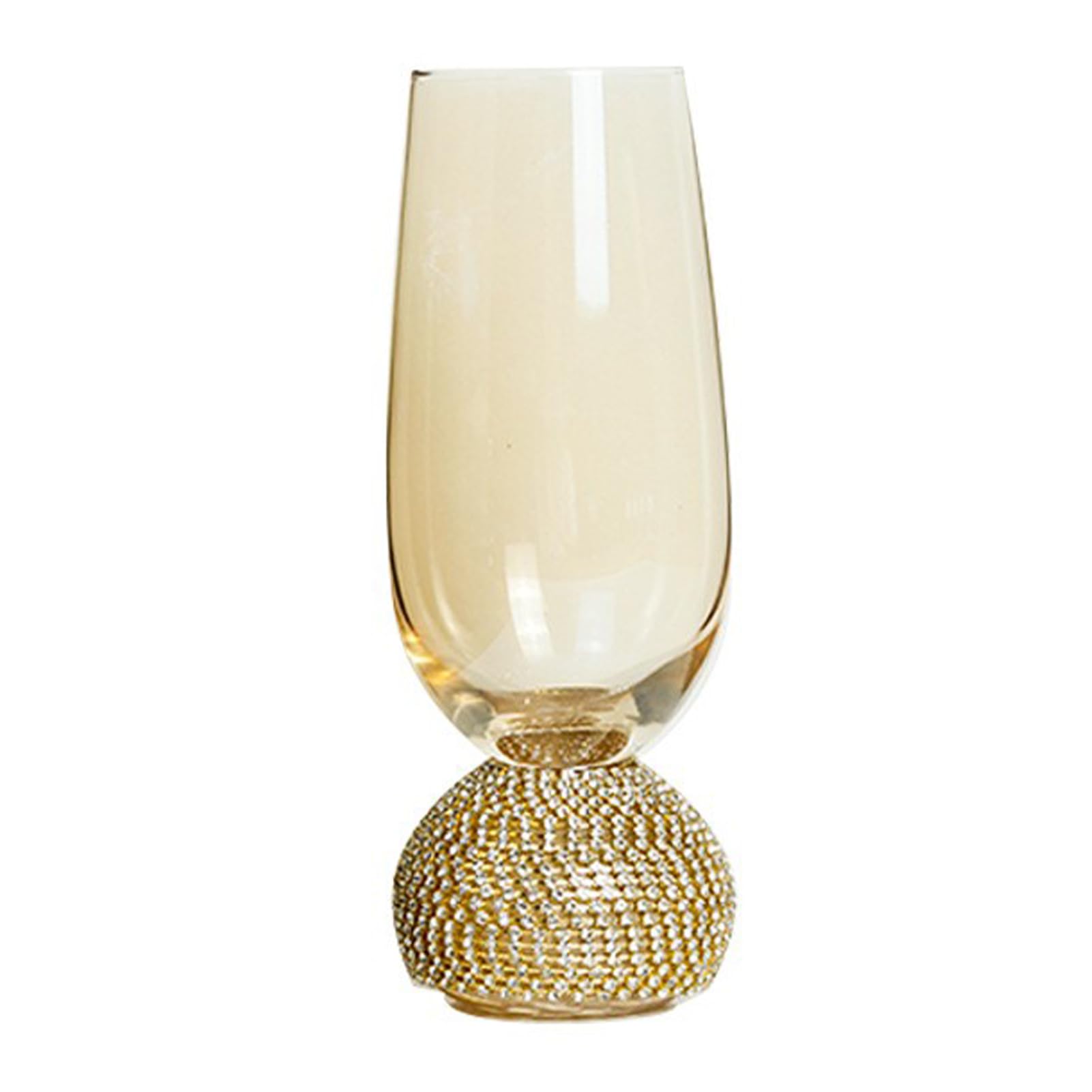 Crystal Studded Stemless Martini Glasses, Modern Cocktail Glass, Rimmed Modern Cocktail Glass, Crystal Whiskey Glass with Crystal Base, Bar, Cocktails & Desserts(Champagne Glasses)