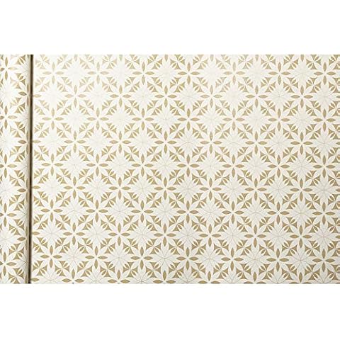 Clairefontaine Papel de regalo con estampado de flores blancas Cover