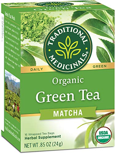 Traditional Medicinals Organic Green Tea With Toasted Rice, Matcha, 96 Count