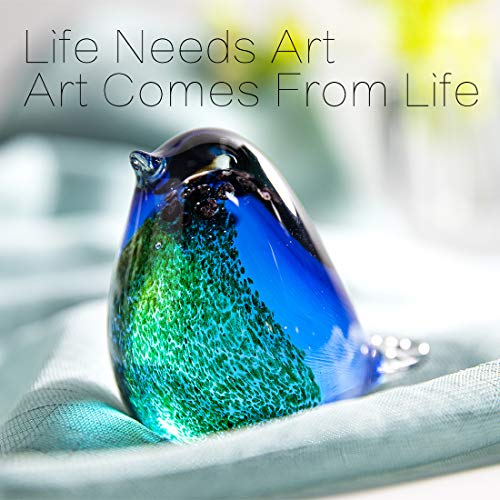 Qfkris Qf Glass Bird Handmade Blown Glass Figurine Christmas thumb #3