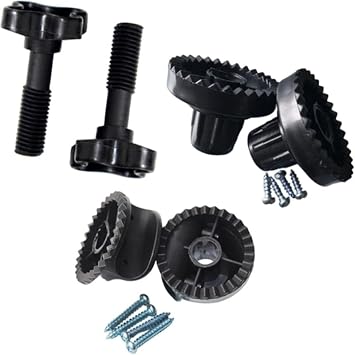 2 Sets Patio Swing Parts Kit, Outdoor Porch Swing Canopy Frame Only Wear-Resistant Canopy Plastic Fittings for Garden Backyard Replacement Parts for Patio Swings