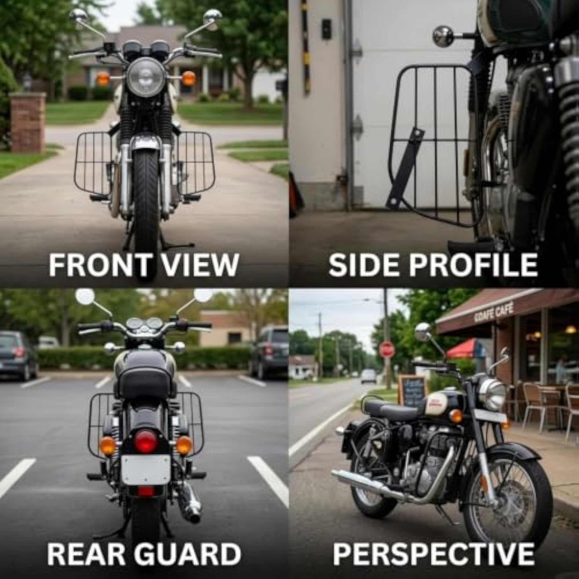 Universal Right Side Bike Guard for Bag Safety