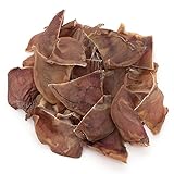 Best Pet Supplies GigaBite Half-Cut Pig Ears for Dogs - All-Natural Slow-Roasted Chews that Clean Teeth and Satisfy Aggressive Chewers - 20 Pack for Medium, Large Dogs