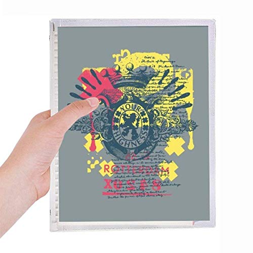 Cahier spirale rechargeable pour organiser ses notes carnet lion graffiti sans rature