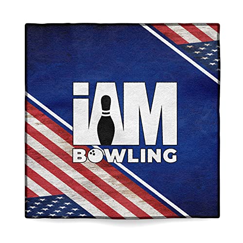 Logo Infusion - Dye-Sublimated Microfiber Bowling Towel - One Sided Print - I AM Bowling 2029-IAB