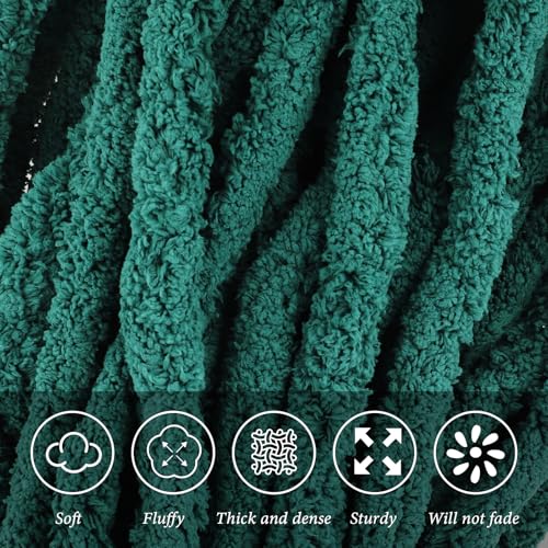 Chenille Yarn Chunky 250G x 2 - Image 3